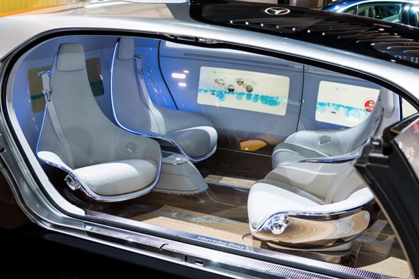 Mercedes-Benz driverless car. Image by: GmanViz CC 2.0