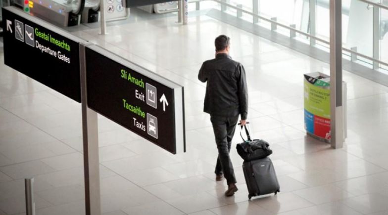 Passenger in Dublin Airport